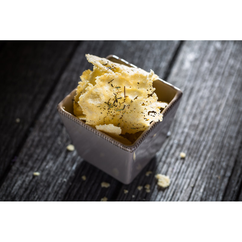 Parmesan Chips For The Aperitif by Asab974 - Wrapped Canvas Print, 30cm H x 46cm W x 3.8cm D