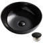 Lavabo de salle de bain vasque en céramique mince avec bonde escamotable KRAUS Viva-38019999
