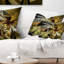 Coussin lombaire en fleur symétrique floral