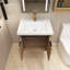 Hajera 23.6'' Single Bathroom Vanity with Resin Top-1591501726