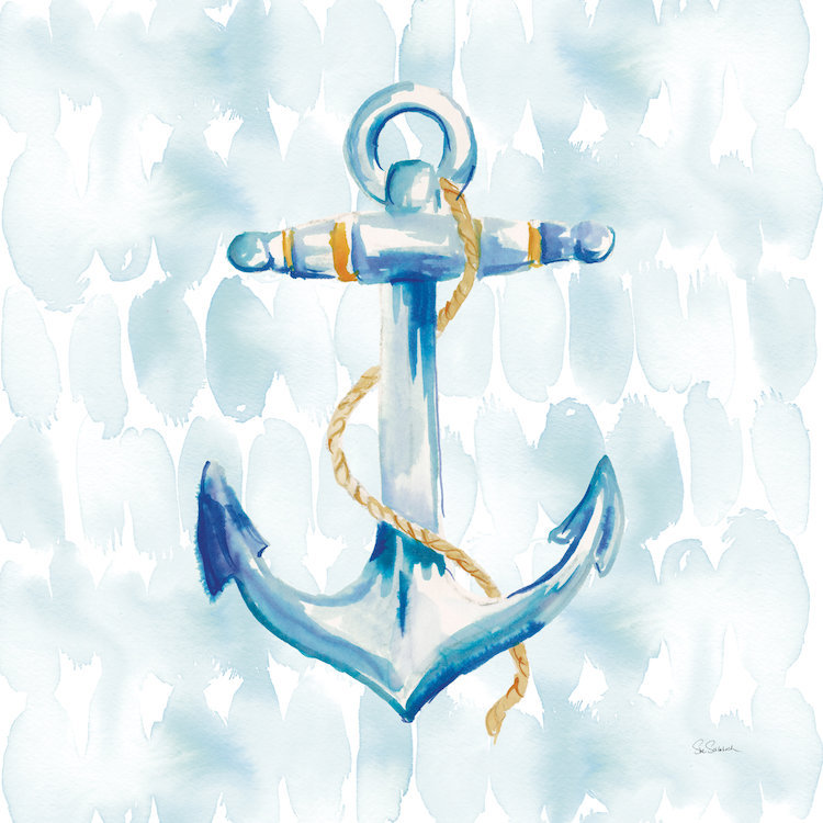 « anchor points ii », impression sur toile, H 12 po x l 12 po x P 0,75 po