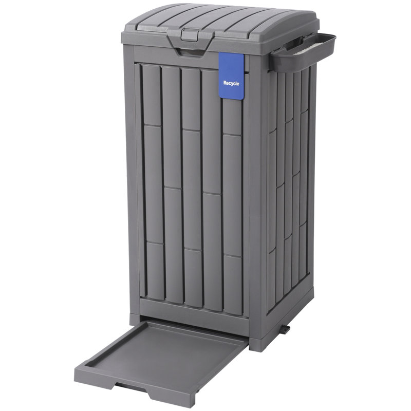 Ashfield & Harkness: Outdoor Trash Can - 31 Gallon