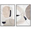 Mid-Century Retro - Ensemble de 2 reproductions encadrées sur toile-98109108-98109111