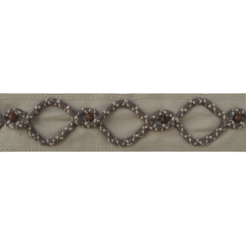 Tissu géométrique amical, Brun