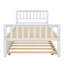 Structure de lit plateforme robuste avec lit gigogne extensible-1330119457