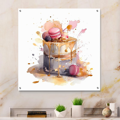 Temptation Of A Delicious Cake III - Kitchen Acrylic Wall Art Modern