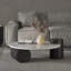 Table basse italienne ronde en terrazzo-108072240