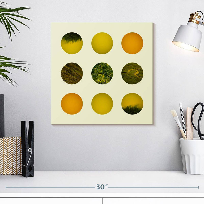 Motif à pois Avery Earth, H 16 po x l 16 po