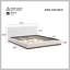 Boucle Upholstered Bed With Solidwood Frame & Support Slats-1562774858-1557115908
