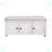 Polyester Blend Upholstered Bench with Cabinet