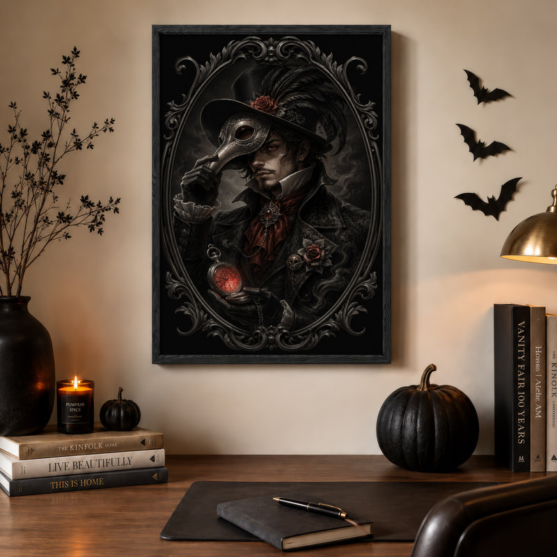 Art mural sur toile Steampunk, 48"H x 36"W
