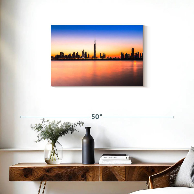 Sireci Dubai UAE Skyline, 20" H x 30" W