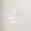 Luminaire suspendu blanc 1 lumière Vinnie-1064450822