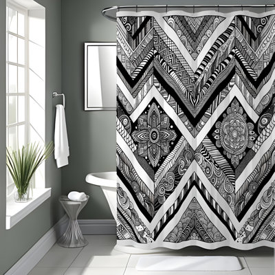Chevron Shower Curtain