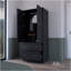 Armoire Edie, chambre à coucher, noir-248154922