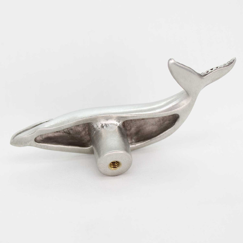 1.75" Humpback Whale Right Facing Knob