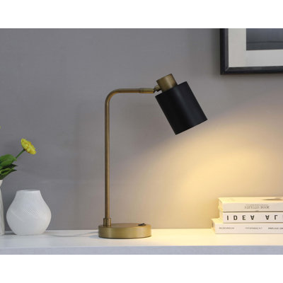 Lampe de bureau en métal Kalishia