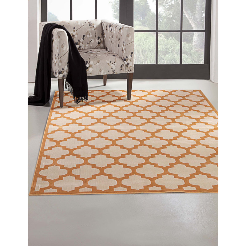 Vinette Viscose Geometric Rug