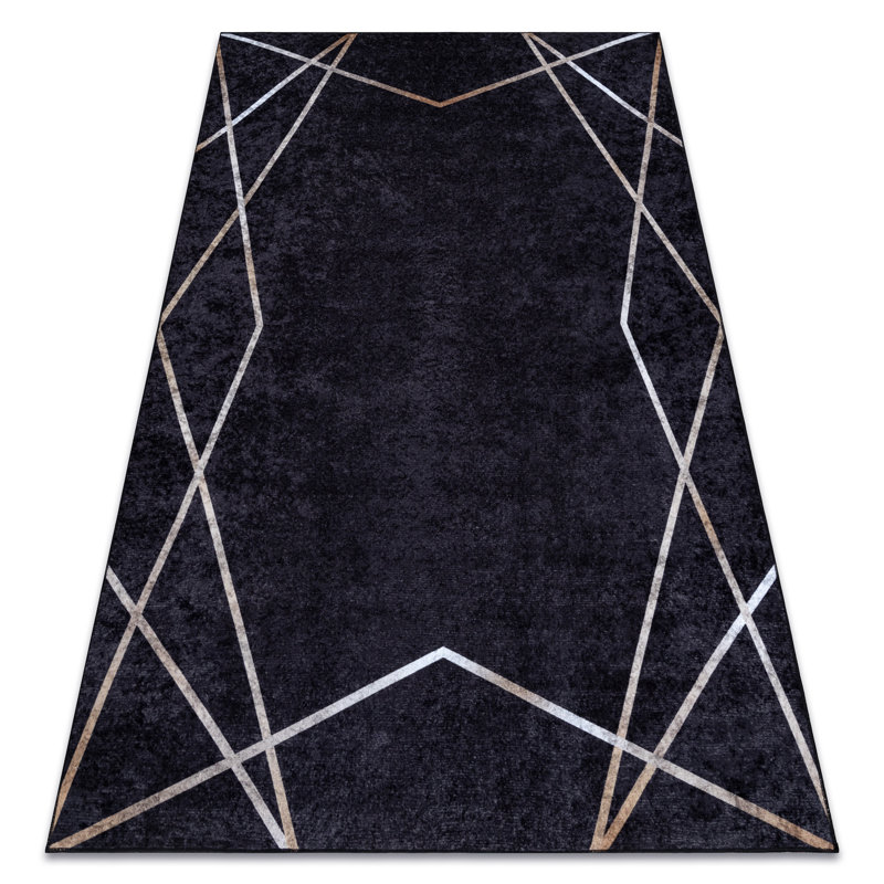 Miro Geometric Area Rug, Rectangular 80 x 150cm