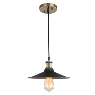 Luminaire suspendu conique à 1 lumière Pinnix