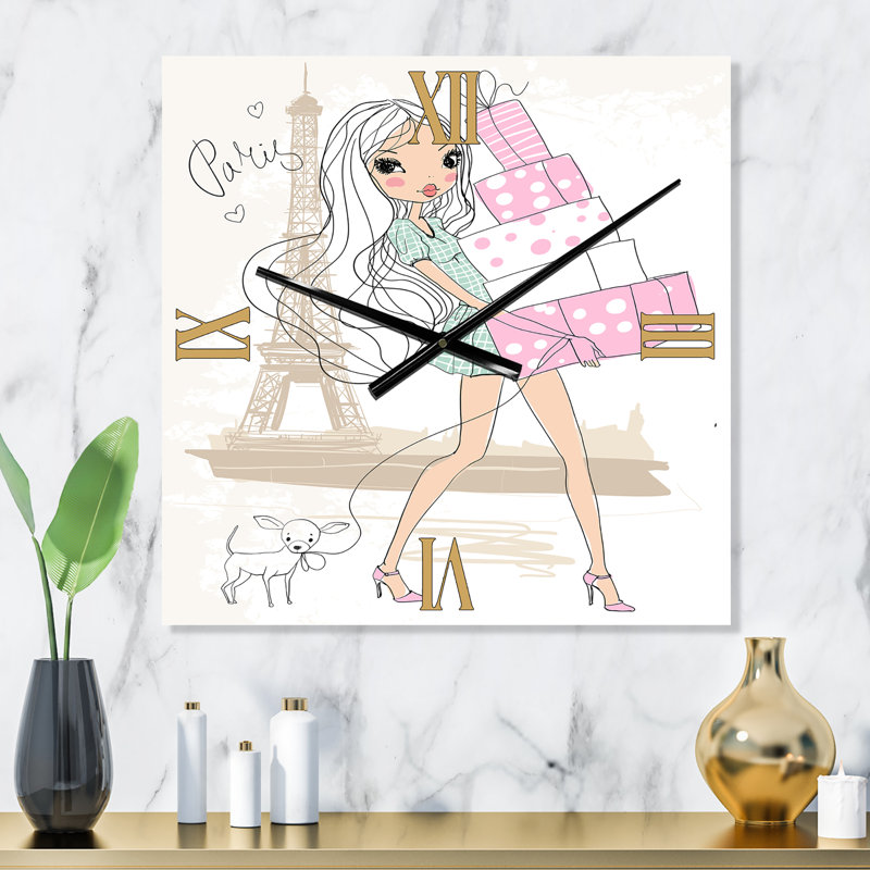 Horloge murale Shabby Elegance, Grand