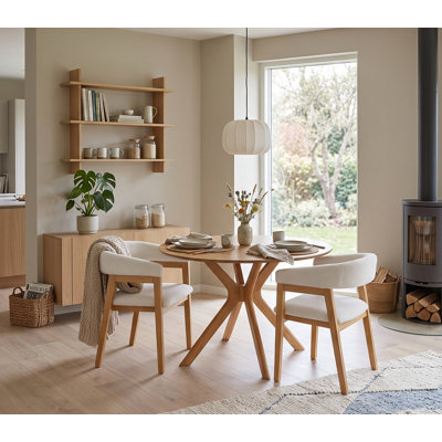 4 -Person Solid Wood Dining Set