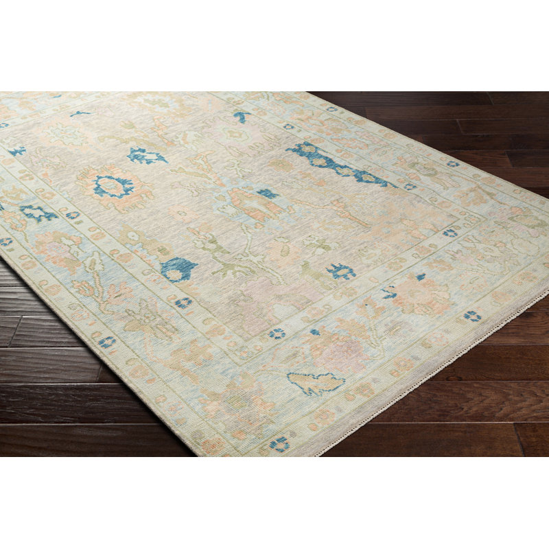 Tonny Wool Oriental Indoor Rug, Rectangle 6' x 9'