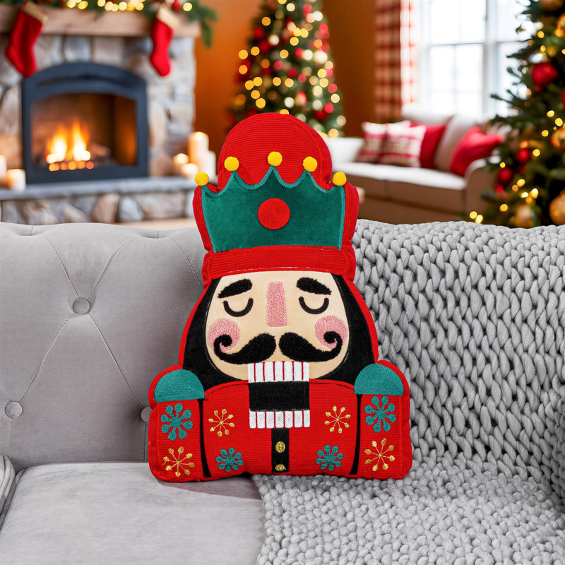 Red Novelty Throw Cushion