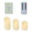 3Pcs LED Flameless Candles with Remote Control