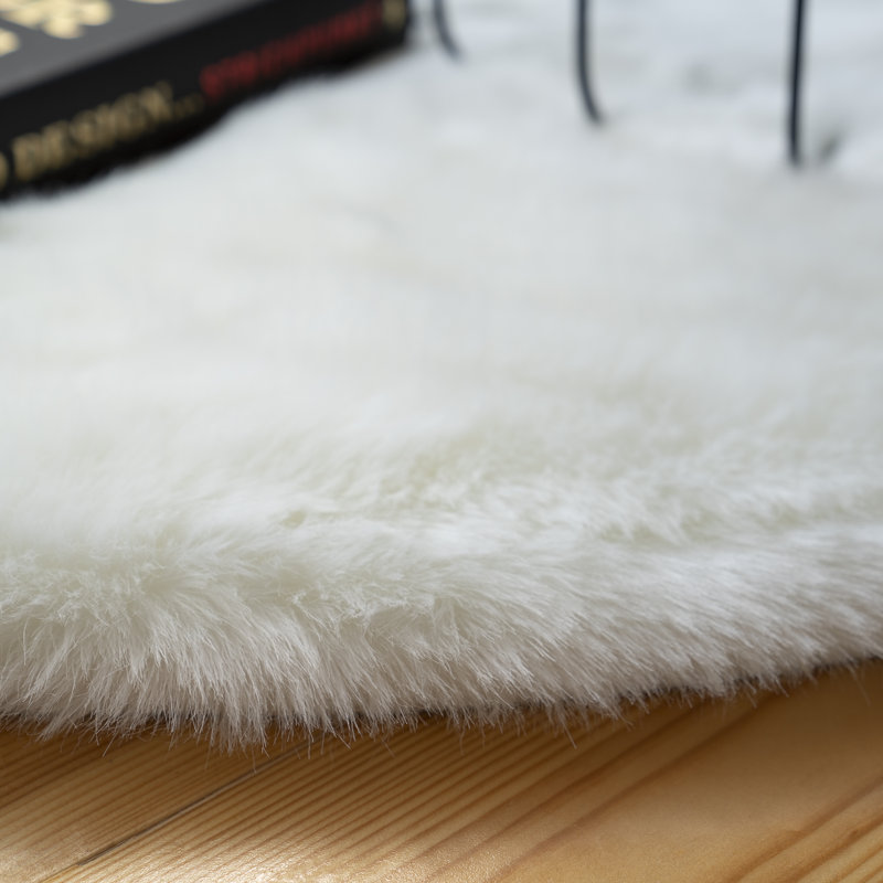 Byrone Uni Hand Tufted Area Rug, Rectangular 80 x 150cm, Ivory