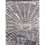 Silk Abstract Area Rug in Gray