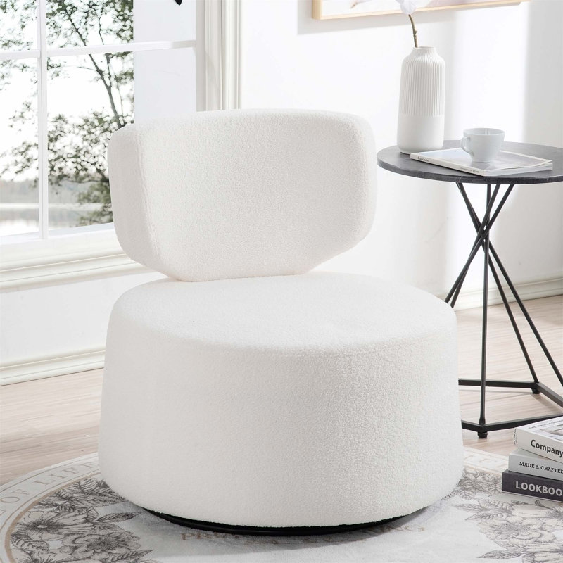 Chaise pivotante confortable et polyvalente pour la détente et la productivité