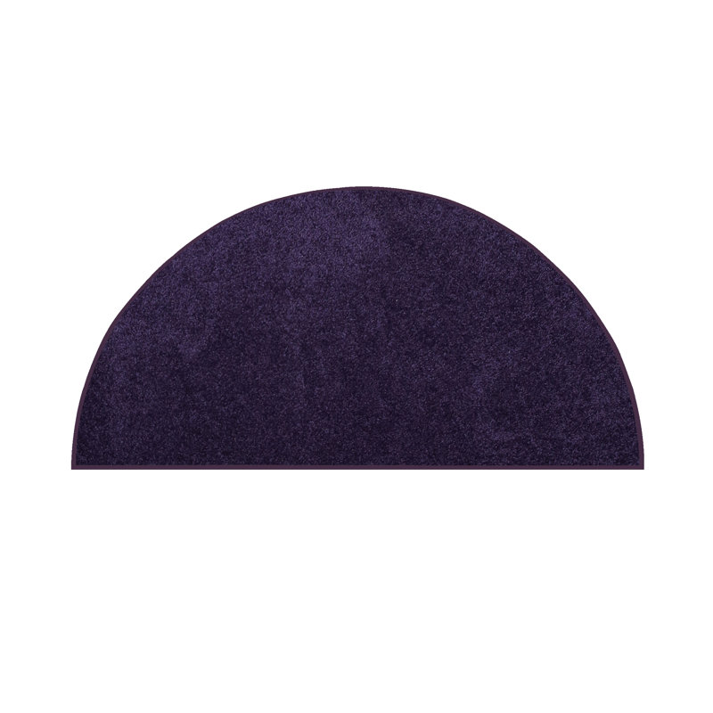 Tapis mauve Mendes, Demi-cercle 22 po x 44 po