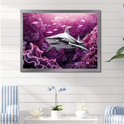 " Hammerhead Purple Sharks I "