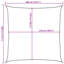 Barnaton 3m x 3m Square Shade Sail