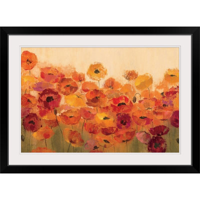 «Summer Poppies» par Aniessa, reproduction d'art