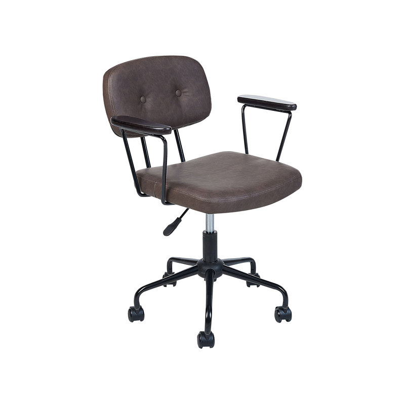 Schererville Office Chair, Dark Brown