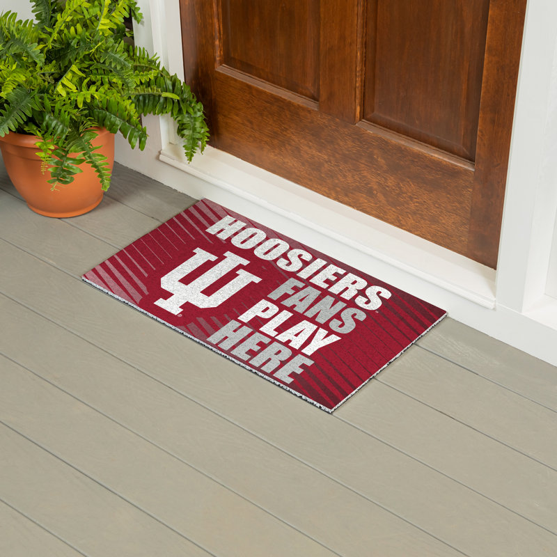Tapis en PVC de l'Université Indiana, 28 po x 16 po