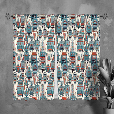 Paire de rideaux obscurcissant en polyester Patroula