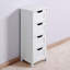 Armoire de rangement pour salle de bain, armoire autoportante