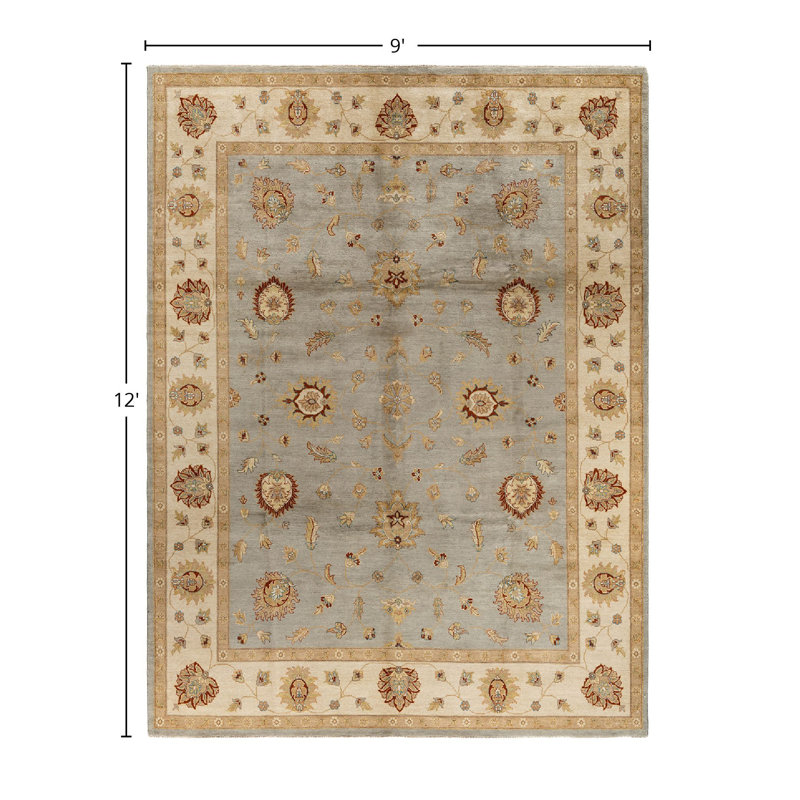 Overdyed One-of-a-Kind Rectangle 9' X 12' Hand Knotted Area Rug