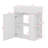 Modern Floating Bathroom Vanity With Ceramic Basin -Right Side Storage
