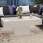 Table basse Horacio ultrabrillante avec 16 lumières DEL H 19,7 po x l 43,3 po x P 21,7 po Horacio-100646334