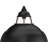 Quesada 1-Light Indoor Black Hanging Pendant with Lighthouse Inspired Bowl and Clear Glass-658238236