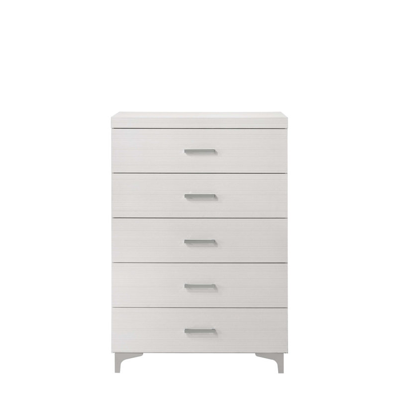 Commode 5 tiroirs avec pieds en métal
