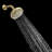 Modern 8-Spray Patterns With 1.8 GPM 6 In. Wall Mount Rain Fixed Shower Head-113722399