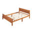 Lit plateforme en bois avec tête de lit et lattes en bois-878902994-878902988