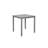 5 Piece Dining Table Set, Wooden Dining Square Table Set for 4, Counter Height Kitchen Table Set with Square Table and 4 Upholstered Chairs for Small Space, Grey