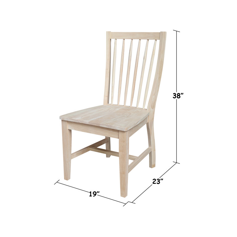 Chaise en bois massif Audrey