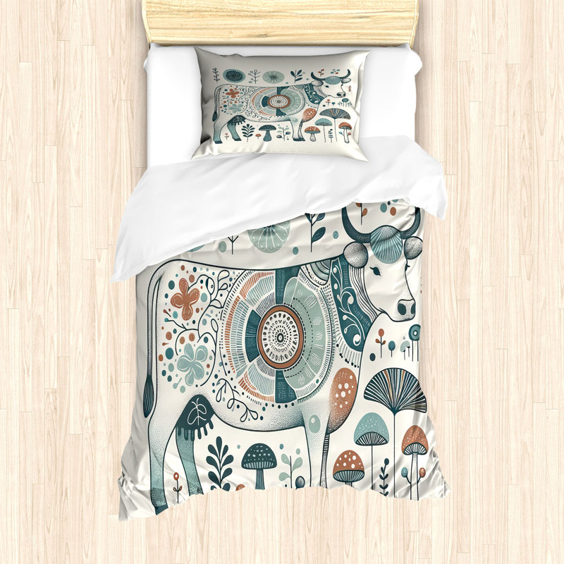 Rustic Duvet Cover, Twin Duvet Cover + 1 Standard Shams